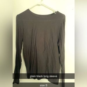 Plain long sleeved t shirt